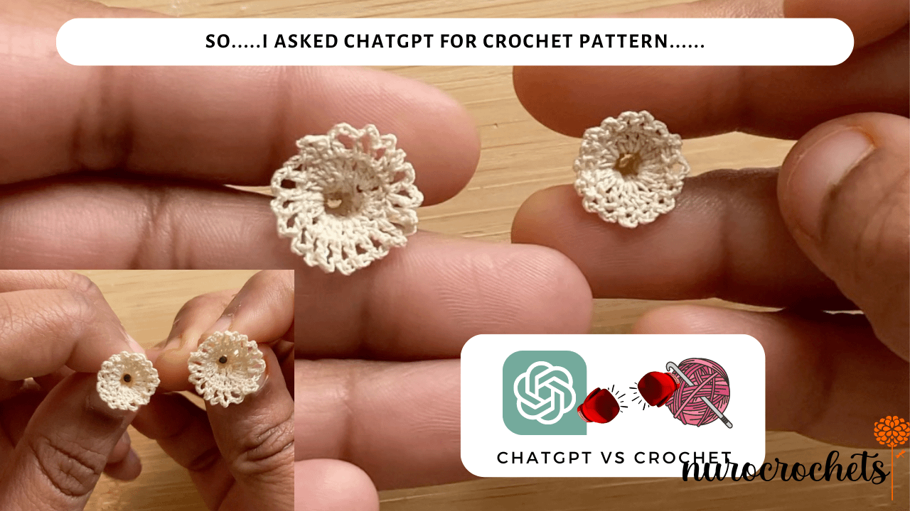 So I asked ChatGPT for Crochet flower pattern…